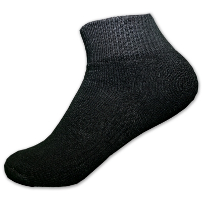 Black Ankle Socks - Dozen
