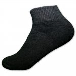 Gemrock Kids Plain Black Ankle Socks