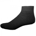 Gemrock Plain Black Ankle Socks
