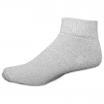 Gemrock Plain Grey Ankle Socks