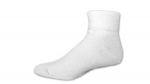 Gemrock Diabetic Plain White Ankle Socks