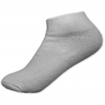 Gemrock Kids Plain White Ankle Socks