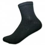 Gemrock Kids Plain Black Crew Socks